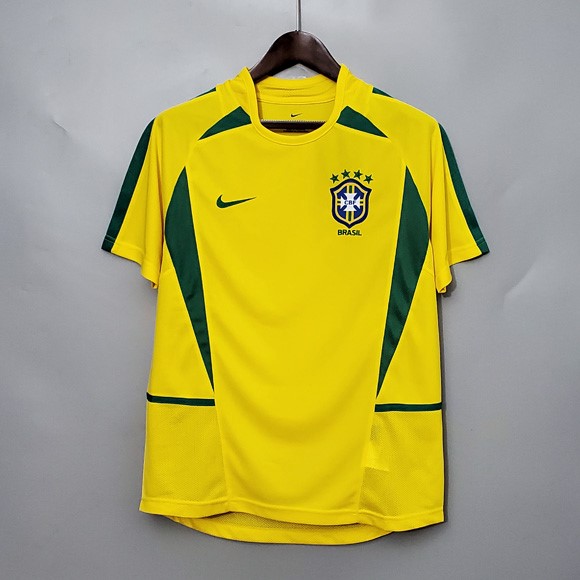 Tailandia Camiseta Brasil 1ª Retro 2002